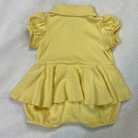 Ralph Lauren Yellow One Piece Outfit size 3 mo - Picture 4 of 9